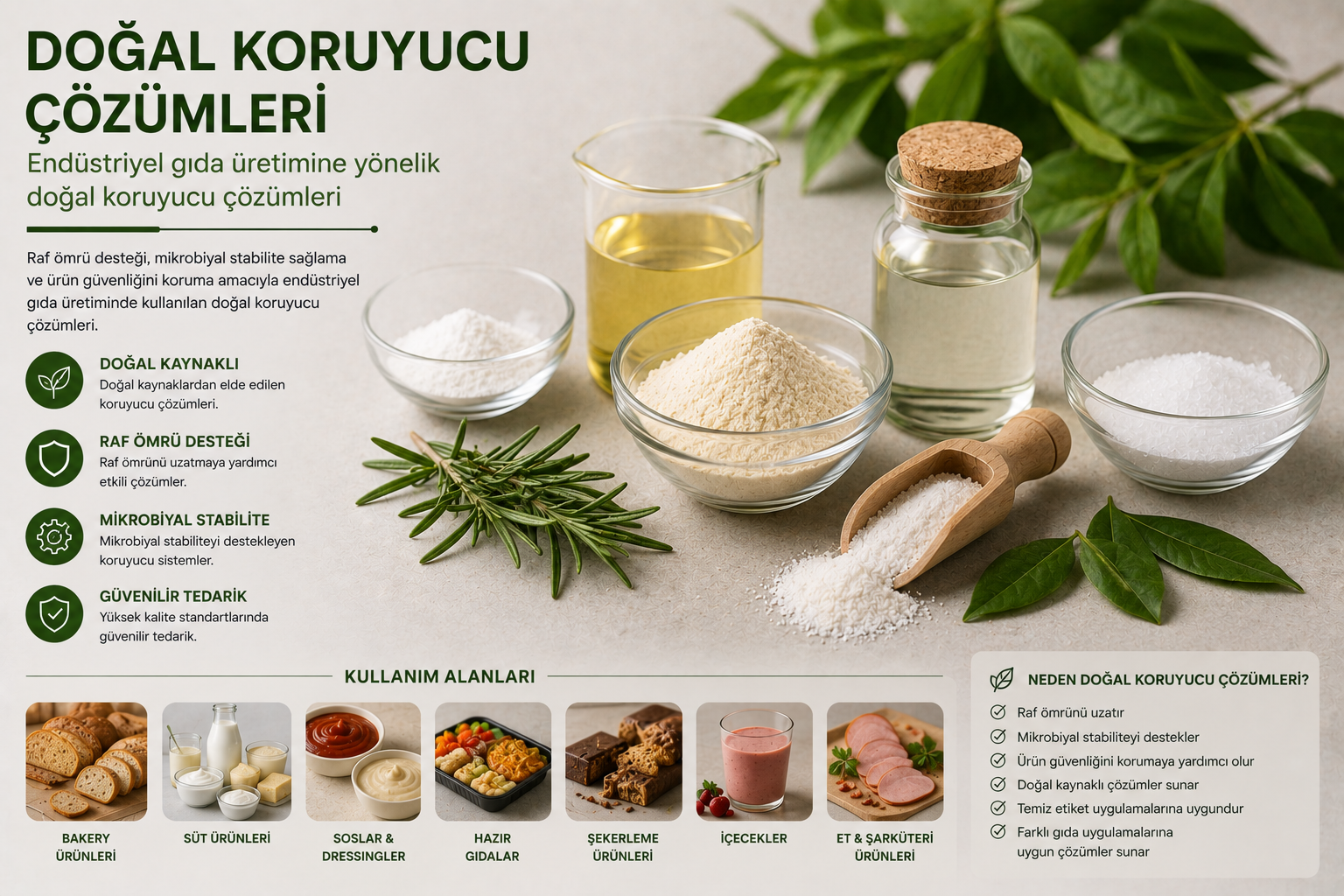 endüstriyel gıda hammaddeleri